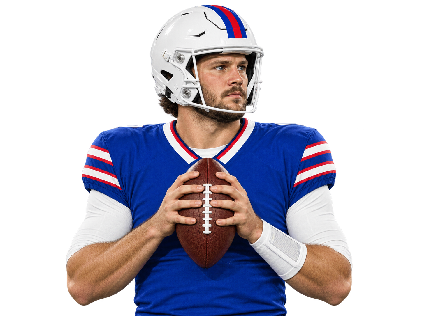 BUF quarterback artwork