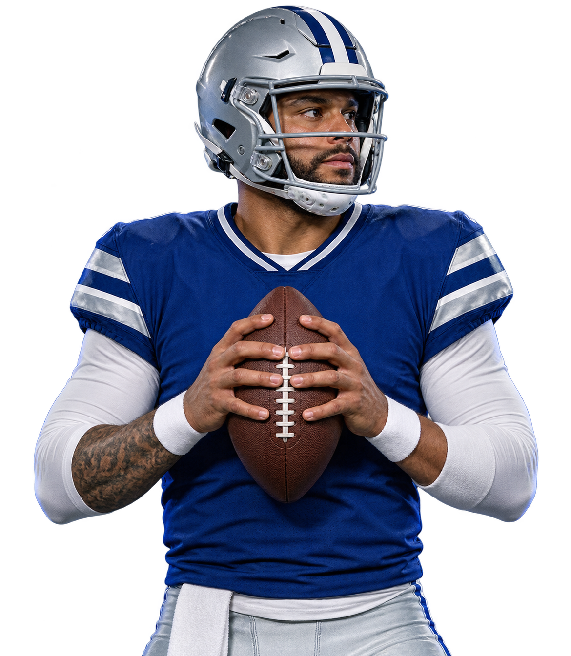 DAL quarterback artwork