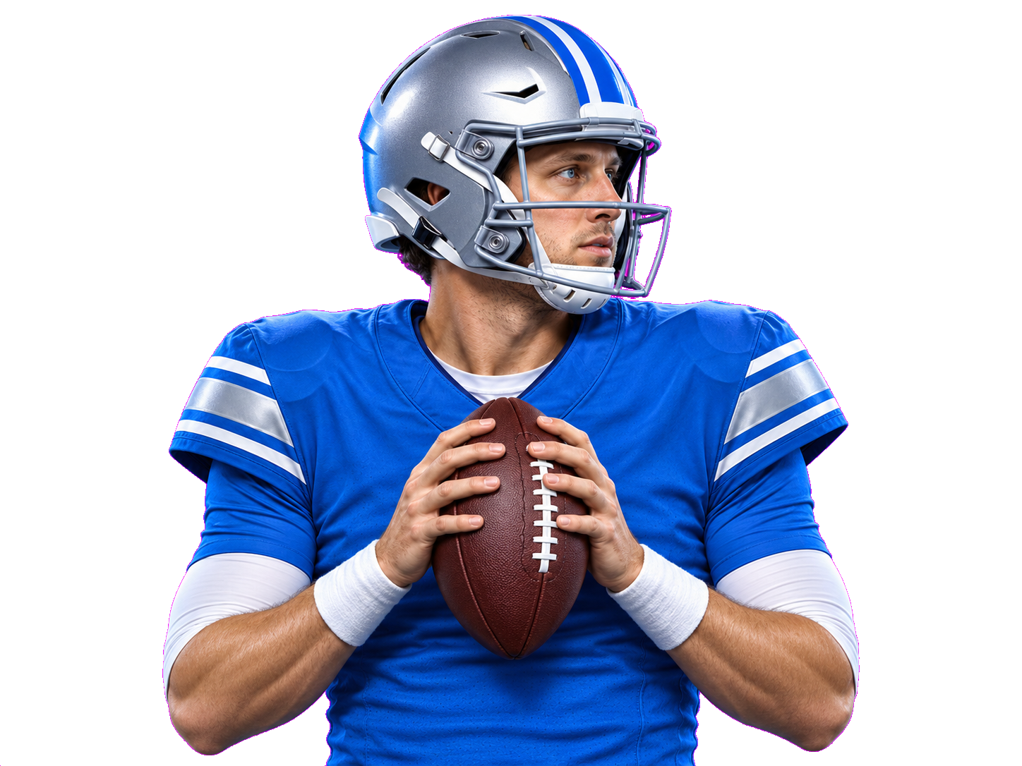 DET quarterback artwork