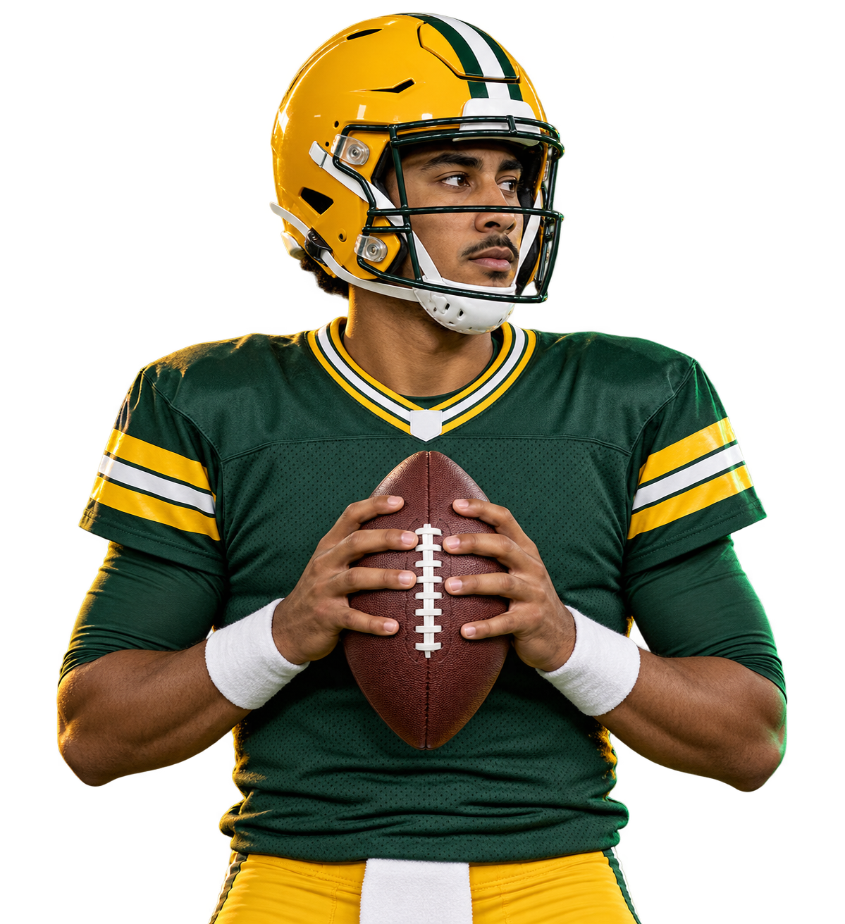 GB quarterback artwork