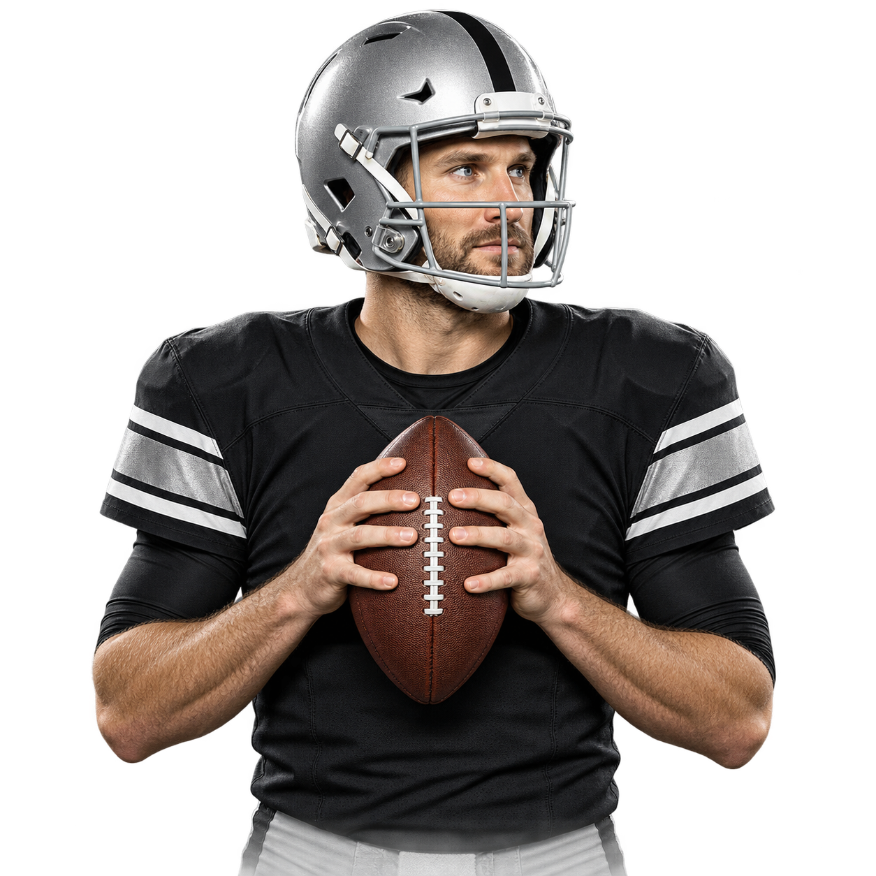 LV quarterback artwork