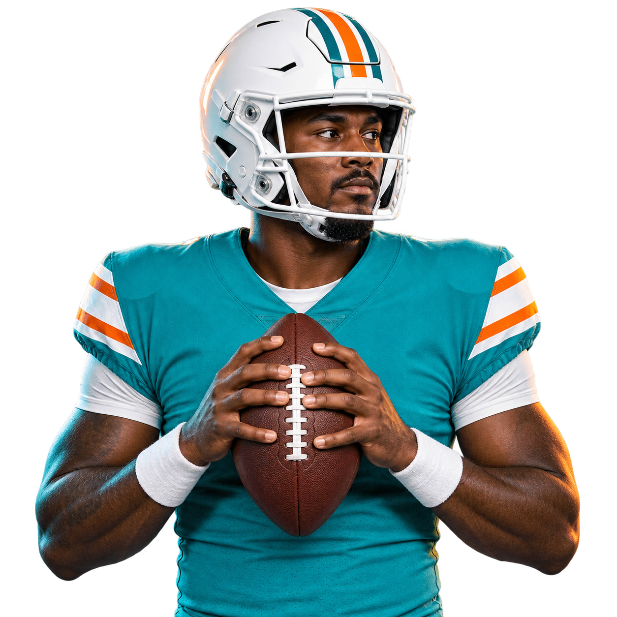 MIA quarterback artwork