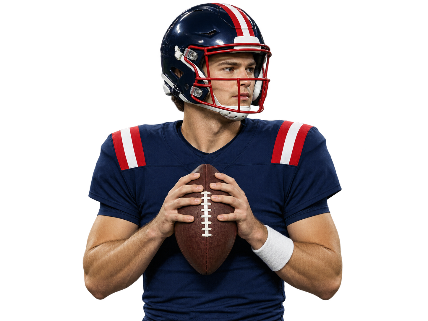 NE quarterback artwork