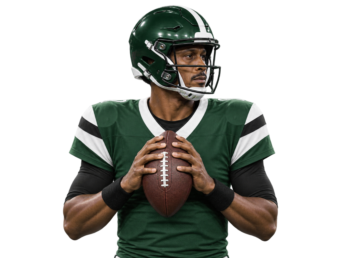 NYJ quarterback artwork
