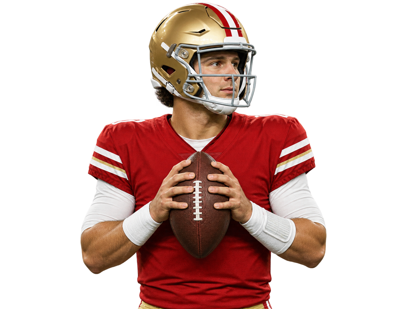 SF quarterback artwork